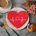20Pcs Red Heart Paper Napkins – Valentine's & Wedding Party Disposable Paper Napkins Babs Red