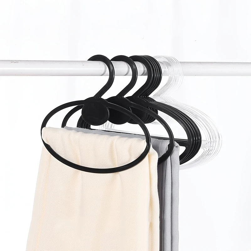10-Pack Oval Scarf Hanger – Tie, Belt & Headband Organizer Closet Accessory Hanger Babs