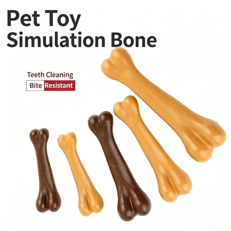 Simulation Bone Dog Chew Toy – Durable Teeth Cleaning Molar Stick Dog Chew Toy Babs