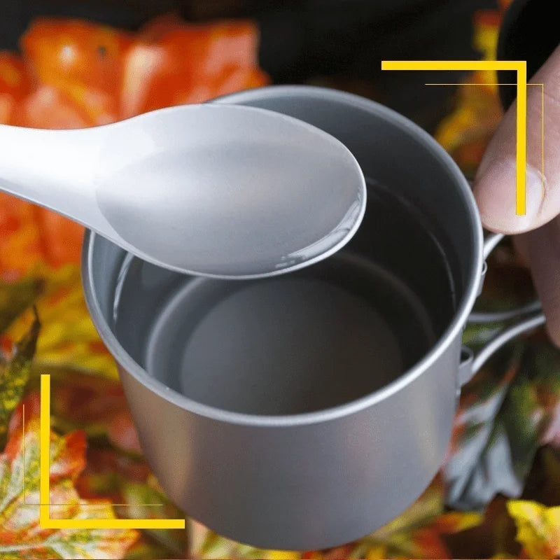Ultralight Titanium Spork – Camping Fork & Spoon Utensil Camping Spork Babs