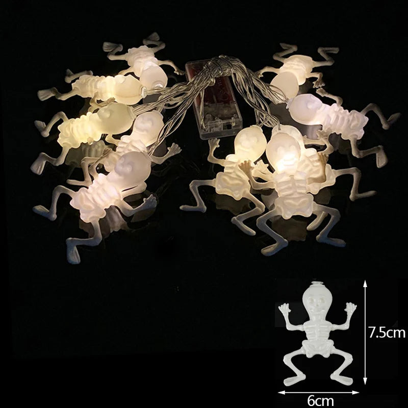 Halloween LED String Lights – Pumpkin Bat Ghost 10-LED 1.5M Halloween String Lights Babs A5