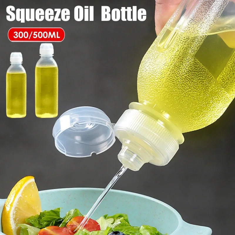 Kitchen Squeeze Oil Dispenser Bottle 300ml/500ml No-Drip Oil Dispenser Bottle Babs