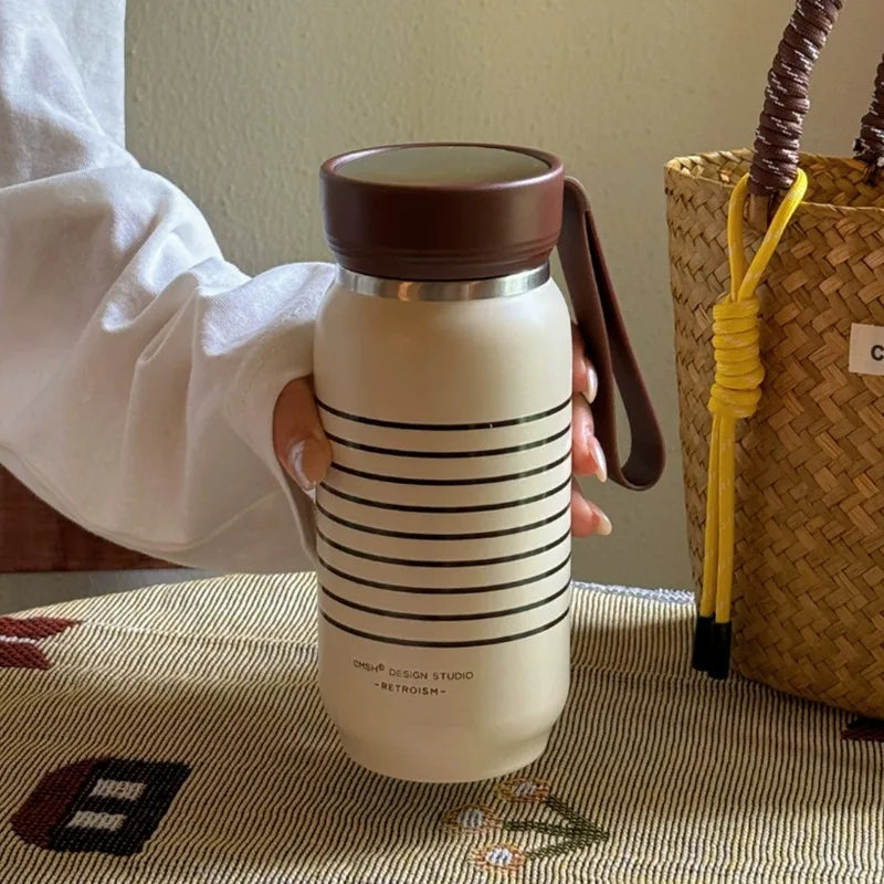 316L Stainless Steel Vacuum Tea Mug with Infuser | 6–12 Hr Vacuum Tea Mug Babs