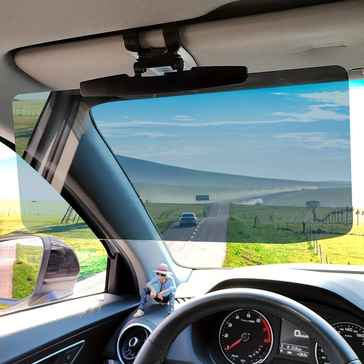 Universal Polarized Car Sun Visor Extender – UV400 Anti-Glare Car Sun Visor Babs