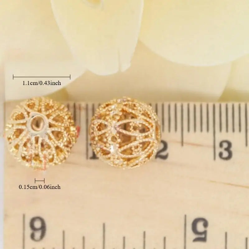 3 Pcs Zinc Alloy Hollow Spacer Beads – DIY Jewelry Components Jewelry Spacer Beads Babs