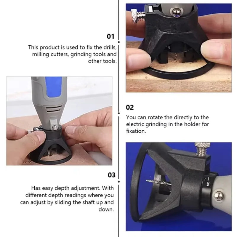 Mini Grinder Positioner Fixator for DIY Craft & Modeling Grinder Positioner Babs