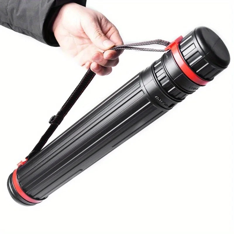 Portable Drawing Tube – Adjustable Art Storage with Shoulder Strap Art Storage Tube Babs