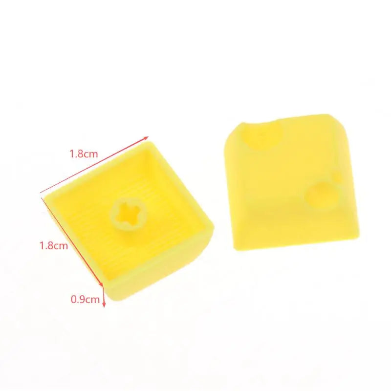 4Pcs Cute Cheese Cake Keycaps for Mechanical Keyboards Novelty Keycaps Babs