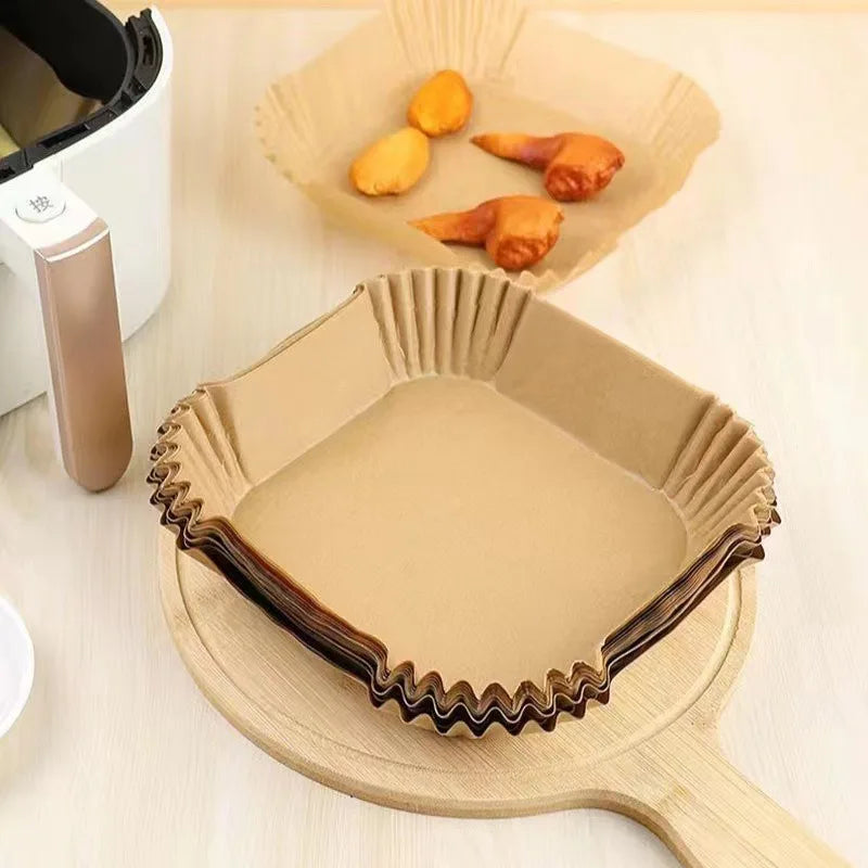 Disposable Air Fryer Parchment Liners – Square & Rectangular Air Fryer Liners Babs