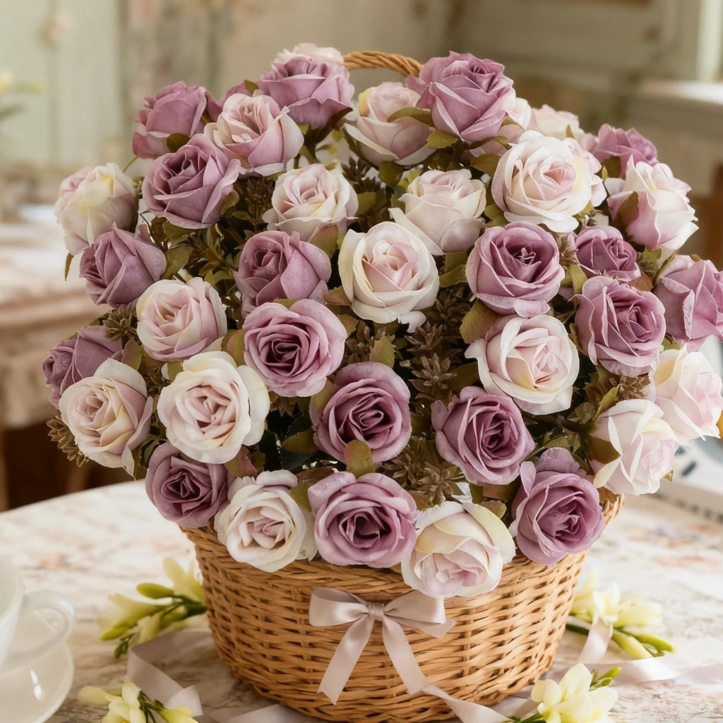 Artificial Silk Rose Bouquet – Wedding & Home Décor Artificial Flower Bouquet Babs