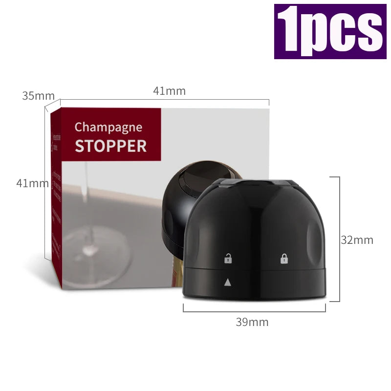 Vacuum Wine & Champagne Bottle Stopper – Silicone Seal Wine Bottle Stopper Babs B-1pcs