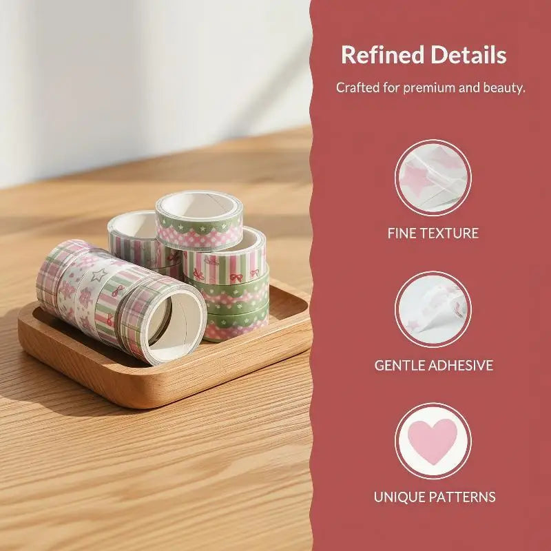 INS Style Washi Tape Set – Journaling, Scrapbooking & DIY Crafts Decorative Washi Tape Babs