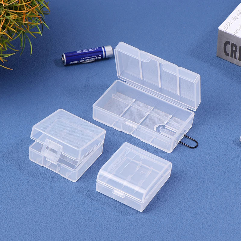 CR123A 16340 CR2 Battery Storage Box – 2 &amp; 4 Slot Clear Case Battery Storage Case Babs
