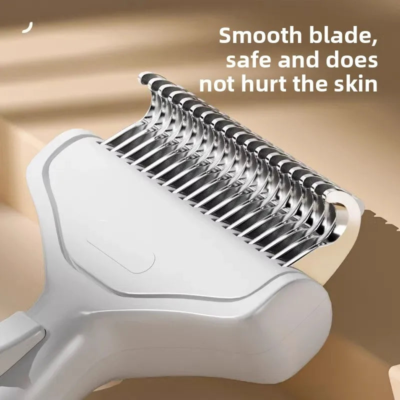 Pet Deshedding Brush – Stainless Steel Cat & Dog Grooming Pet Grooming Brush Babs