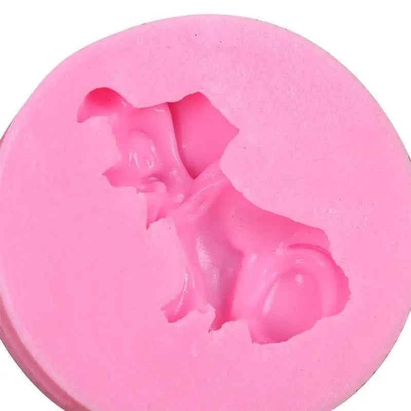 Mini Dog Silicone Mold – Fondant, Chocolate & Soap Silicone Baking Mold Babs