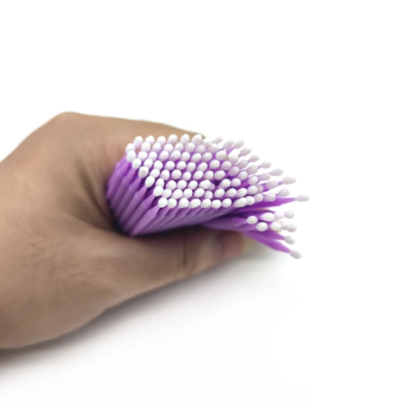 100pcs Touch-Up Micro Brush Applicator Sticks for Car Paint Micro Applicator Brushes Babs