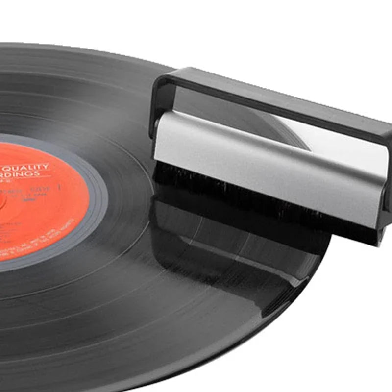 Anti-Static Carbon Fiber Vinyl Record Cleaning Brush | LP Turntable Record Cleaning Brush Babs