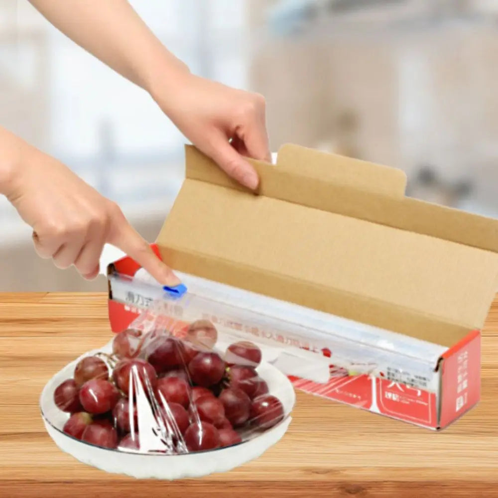 3-Pack Plastic Wrap Dispenser & Cling Film Cutter Set Food Wrap Dispenser Babs
