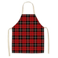 Linen Christmas Apron – Festive Kitchen Gift for the Holidays
