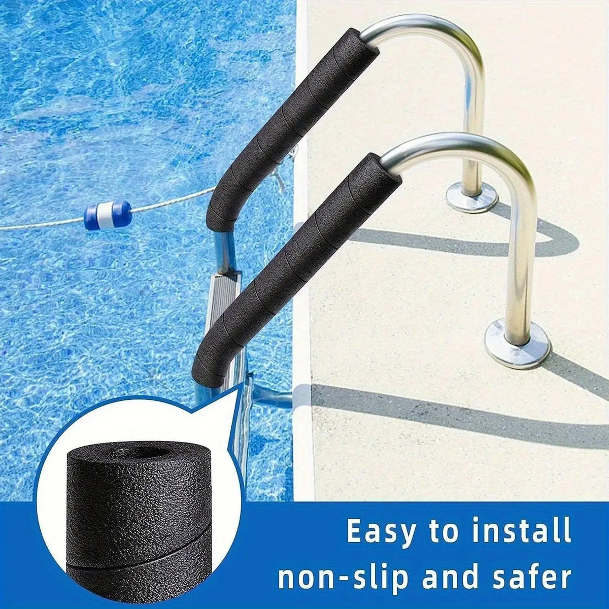 4-Pack Foam Pipe Insulation Tube Covers – Rods & Railings Foam Pipe Insulation Babs