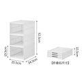6-Layer Foldable Transparent Shoe Storage Box | Stackable Rack Shoe Storage Organizer Babs White-A1
