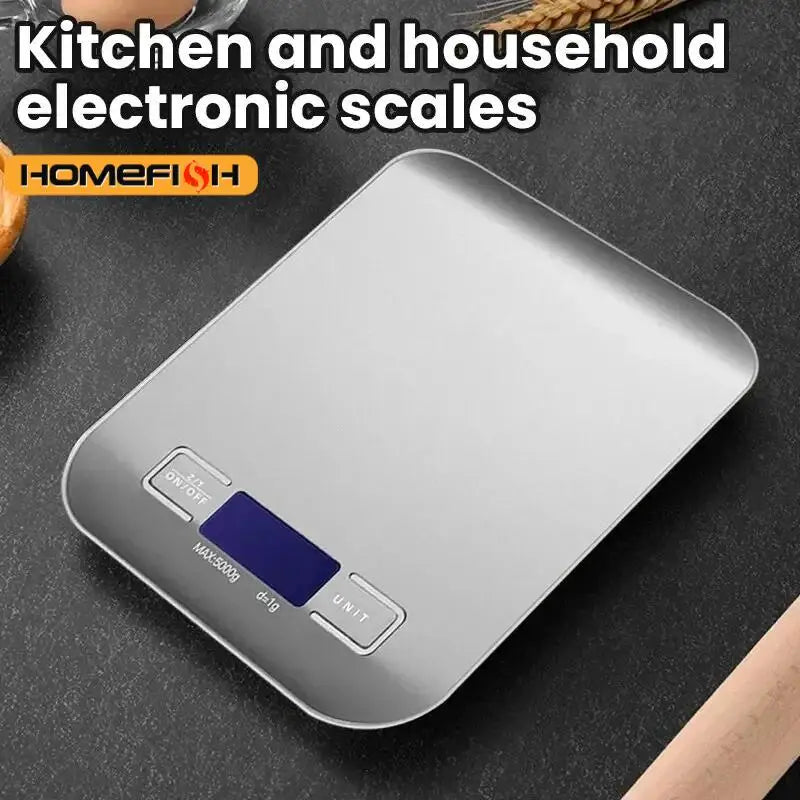 High-Precision Electronic Kitchen Scale | Compact Baking Scale Kitchen Scale Babs