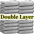 Double-Sided Steel Wire Microfiber Scrubber Dishcloth – 1-50pcs Kitchen Scrubber Cloth Babs DL 5P