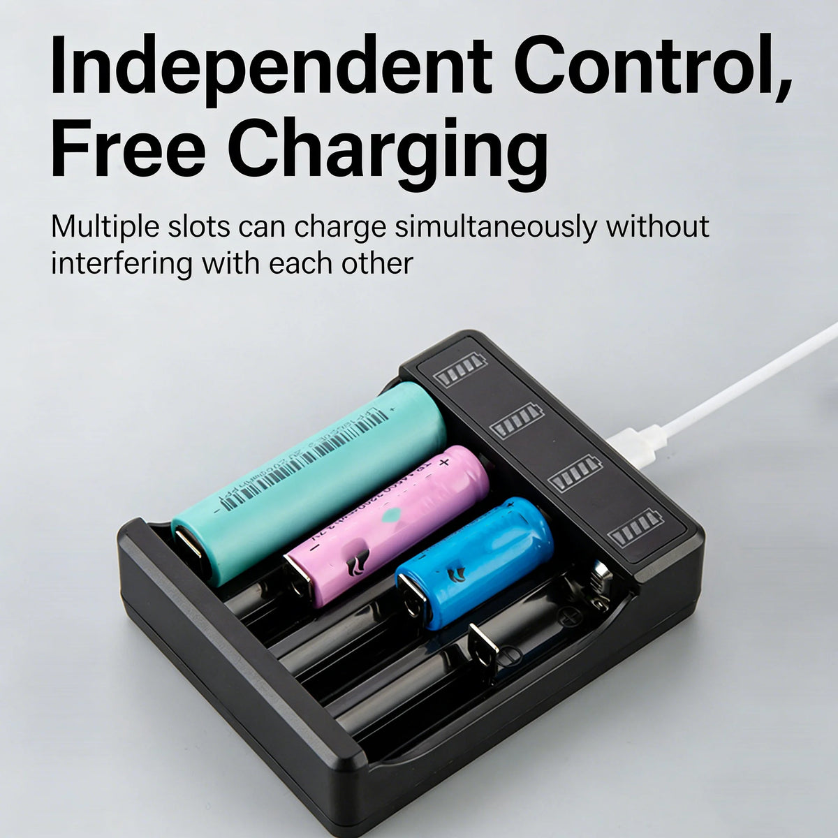 Universal 3.7V Smart Lithium Battery Charger – 18650 & 14500 Battery Charger Babs