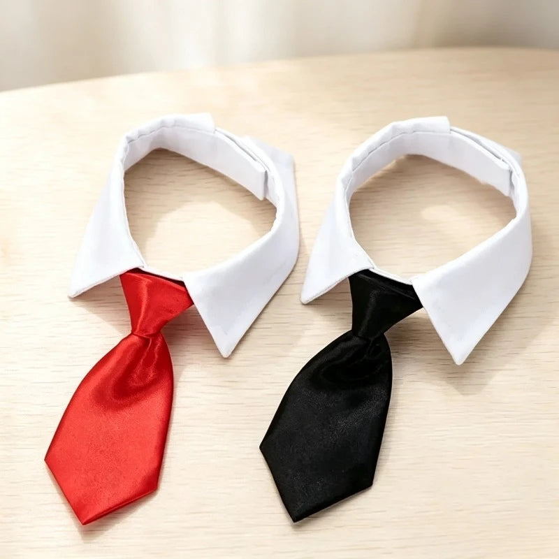 Adjustable Formal Suit Tie Collar for Small Dogs & Cats Pet Costume Tie Babs