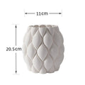 Modern Nordic Ceramic Vase – Desk Flower & Hydroponic Decor Ceramic Flower Vase Babs Small