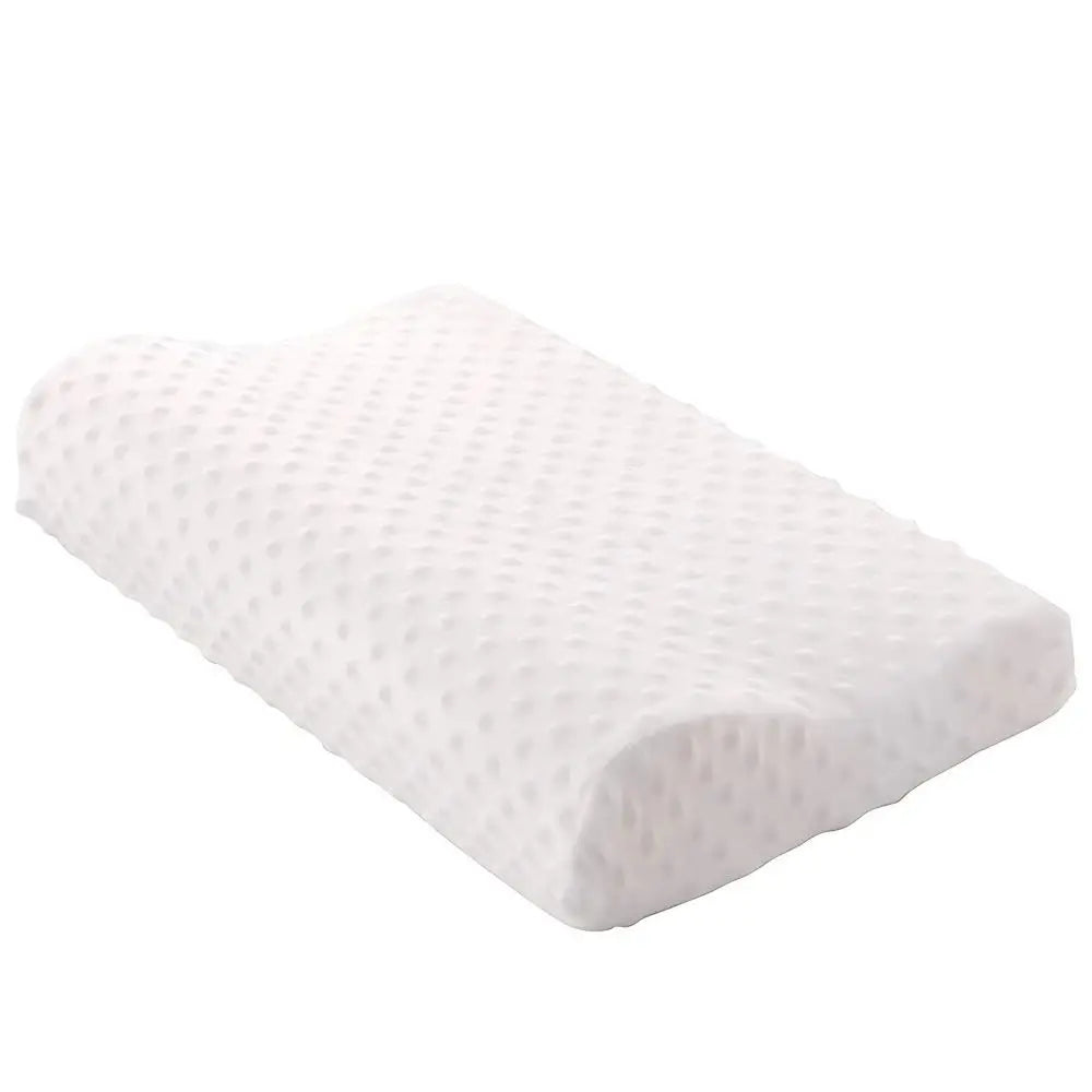 Memory Foam Wave Pillow – Ergonomic Neck Support for Side Sleepers Memory Foam Pillow Babs White