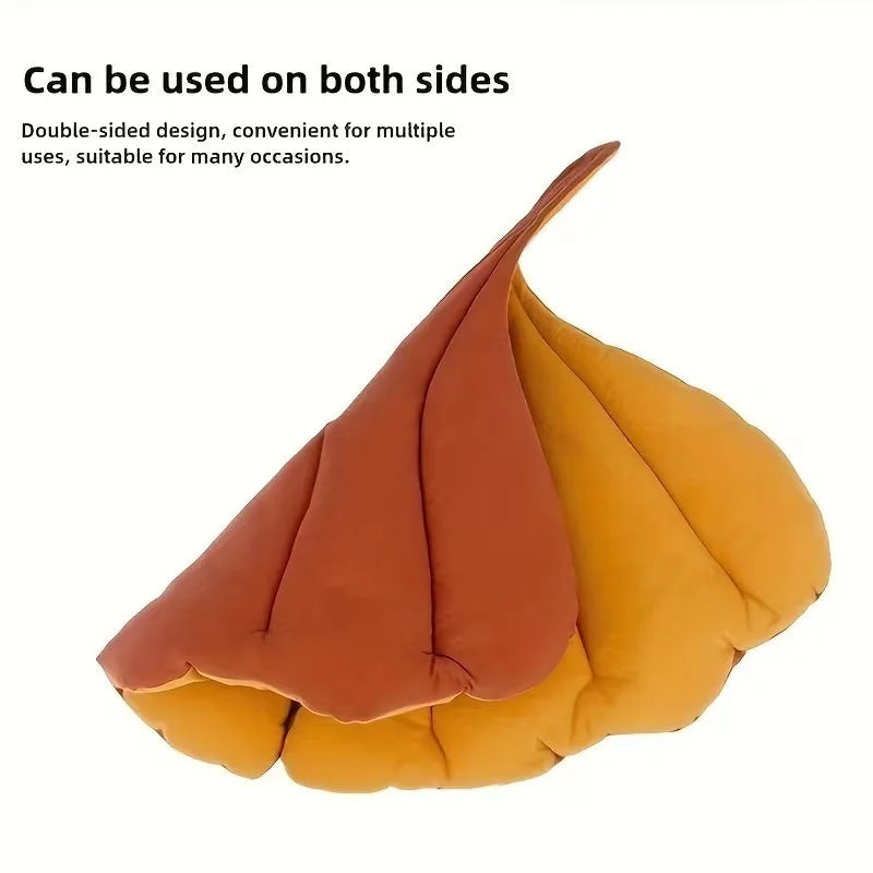 Leaf-Shaped Pet Bed Mat – Soft, Washable & Non-Slip for Cats & Dogs Pet Bed Mat Babs