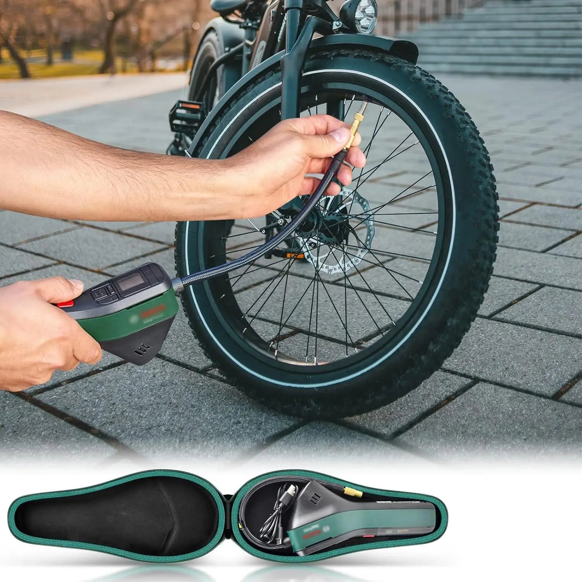 Paiyule Storage Bag for Bosch EasyPump Bicycle Air Pump Pump Storage Bag Babs