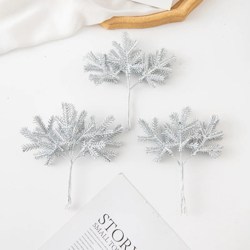 Artificial Golden Frost Branch Picks – Christmas & Wedding Decor Artificial Branch Picks Babs