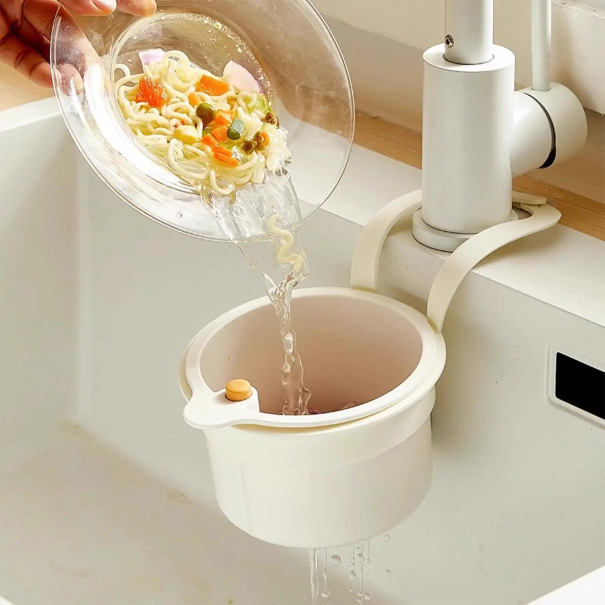Kitchen Sink Hanging Strainer Basket – Detachable Drain Filter Kitchen Sink Strainer Babs
