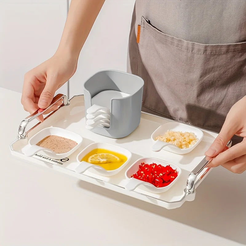 Polypropylene Dipping Dish Set – Sauce, Seasoning & Bone Bowls Dipping Dish Set Babs