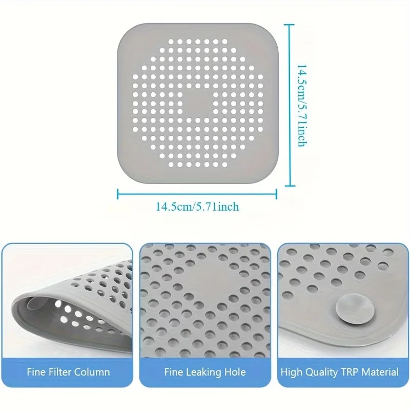 Sink & Bathtub Drain Cover – Anti-Clog Debris Catcher Filter Drain Cover Filter Babs