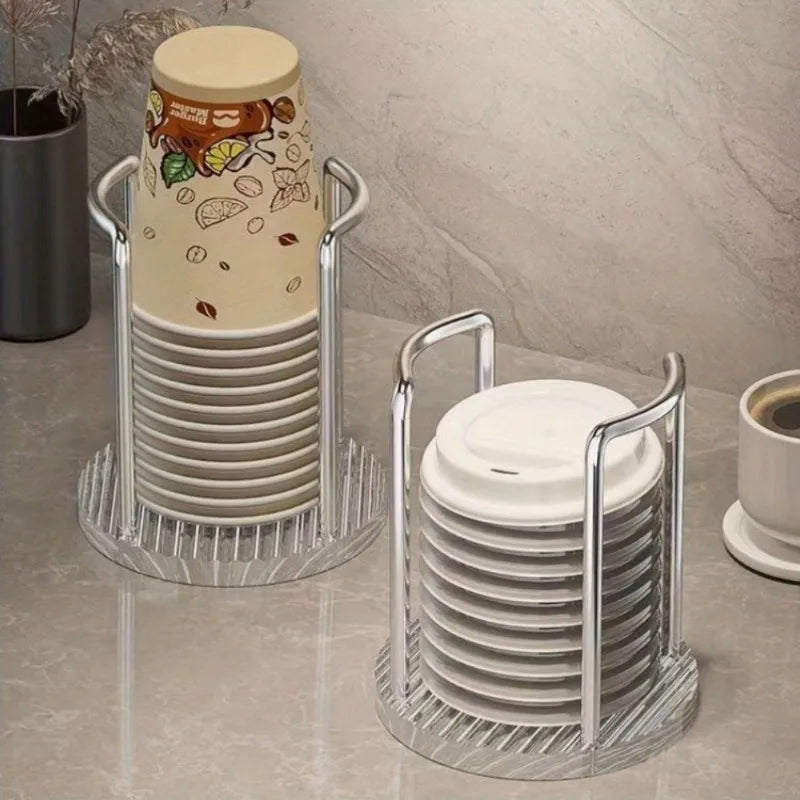 Acrylic Cup Holder Rack & Mug Display Stand | Home Organizer Cup Holder Rack Babs