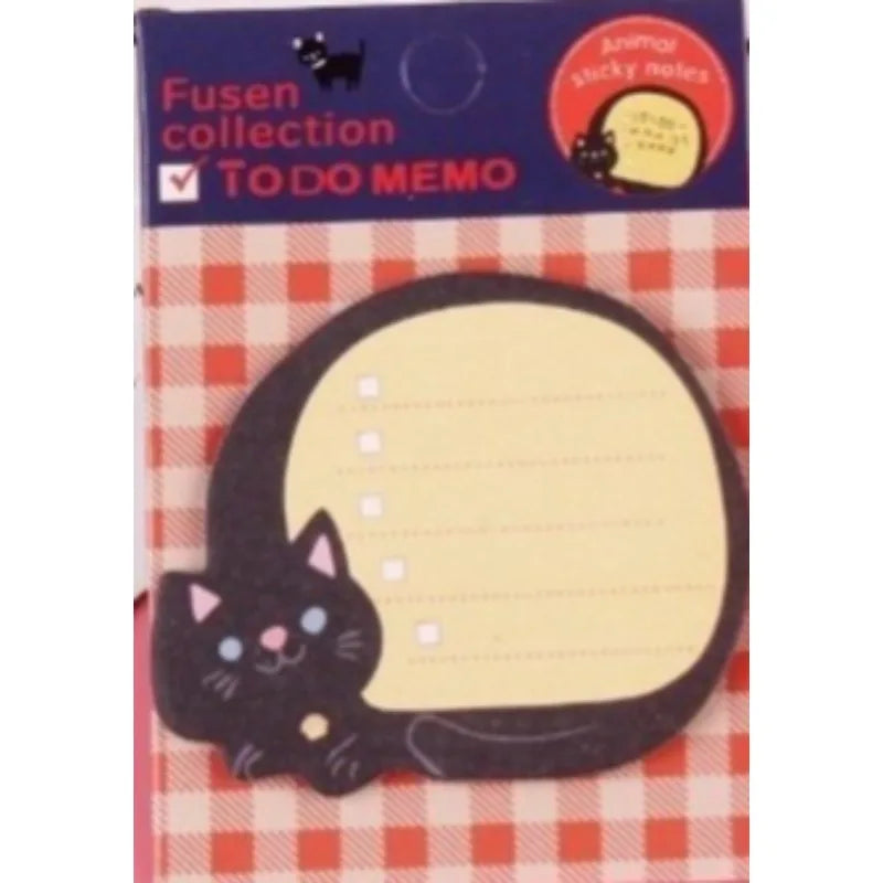Cute Animal Shaped Sticky Notes – Memo Pads & To-Do Lists Sticky Notes Babs kitten-20 pages