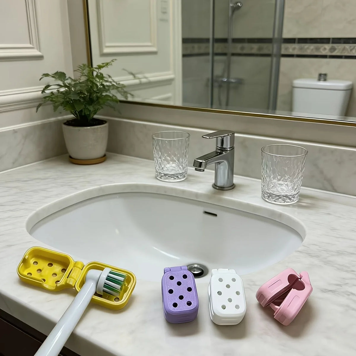 Electric Toothbrush Head Cover Travel Cap Protector Case Toothbrush Head Cover Babs