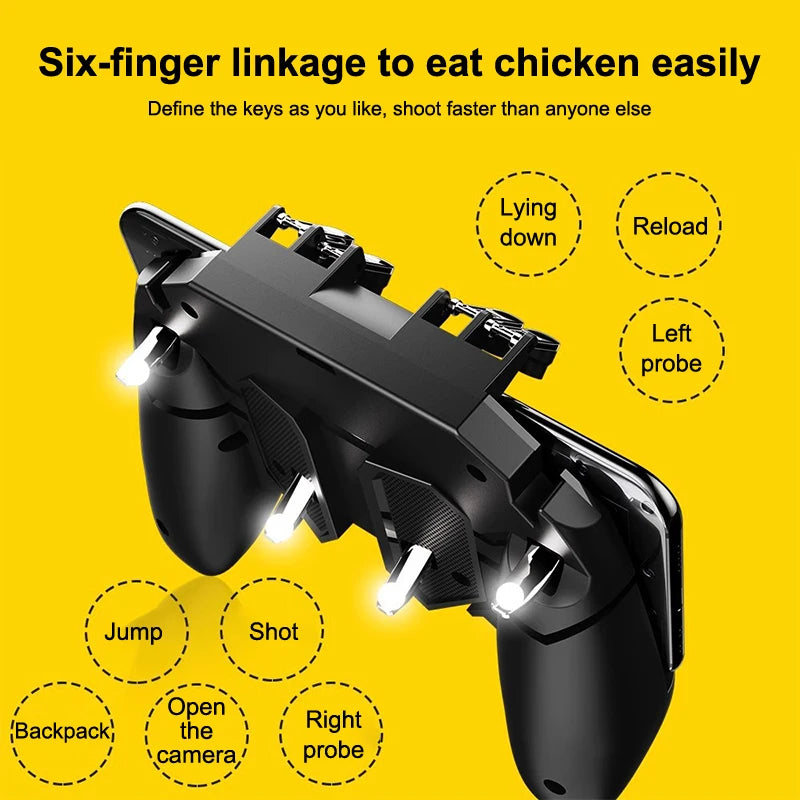 Mobile Gamepad Controller – Phone Joystick Trigger for FPS Games Mobile Game Controller Babs