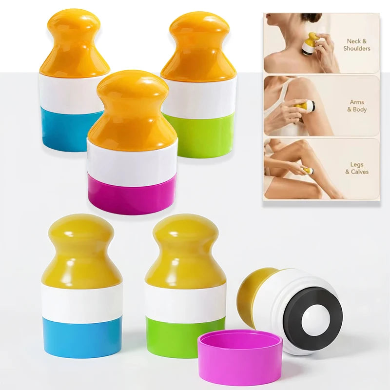 Dual Compartment Roller Bottle – Refillable Travel Dispenser Travel Cosmetic Dispenser Babs
