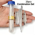 20-Piece Big Eye Hand Sewing Needle & Threader Set Hand Sewing Needle Set Babs random color