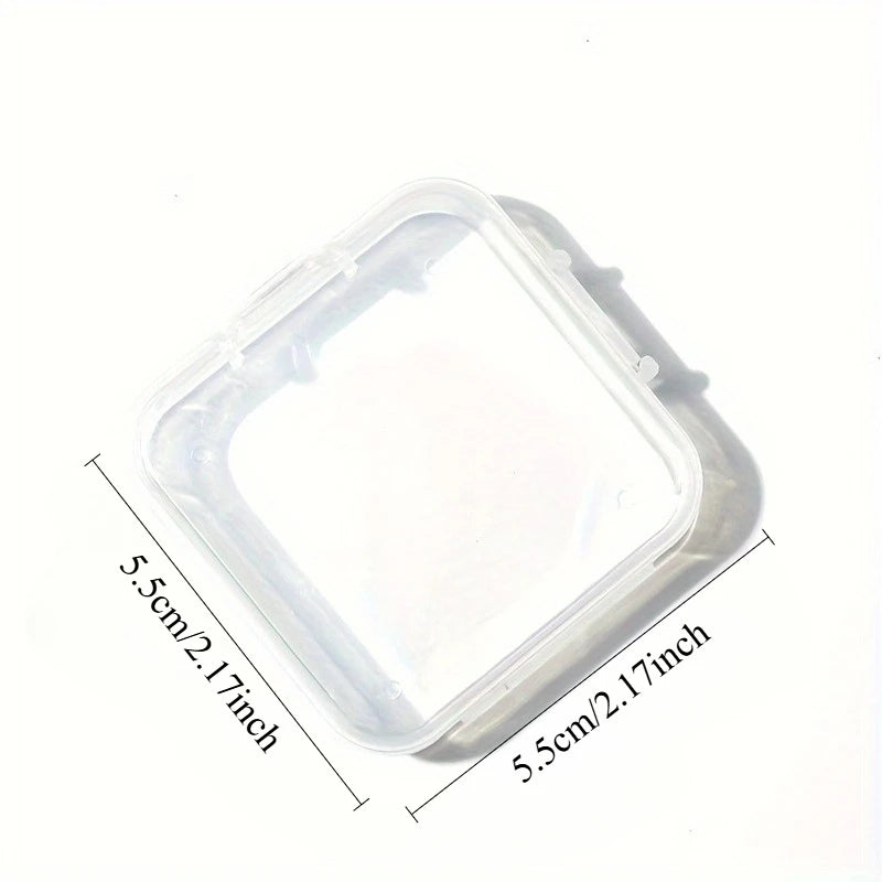 Clear Powder Puff Storage Box – Dustproof Travel Cosmetic Case Cosmetic Storage Box Babs