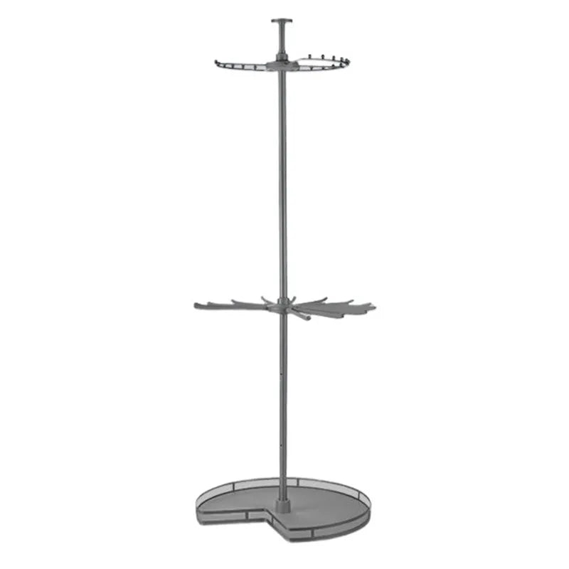 Rotating Coat Rack – Modern 6-Hook Metal Clothes Stand Rotating Coat Rack Babs