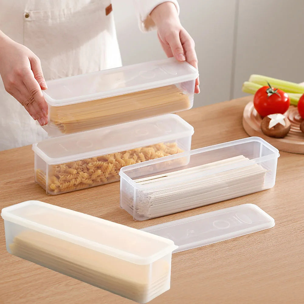 Airtight Pasta Storage Container with Lid | Spaghetti Box Food Storage Container Babs