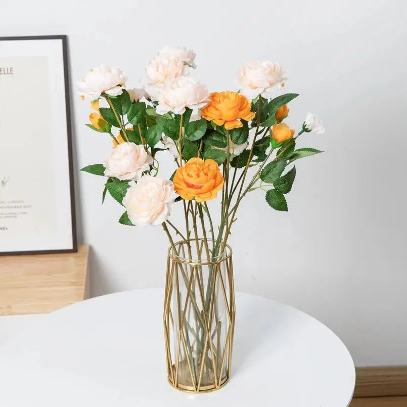 Artificial Long Stem Silk Roses – Wedding & Home Decor Artificial Silk Flowers Babs