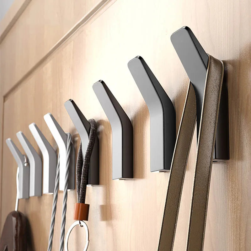 No-Drill Aluminum Wall Hooks – Robe, Towel & Coat Hanger Adhesive Wall Hook Babs