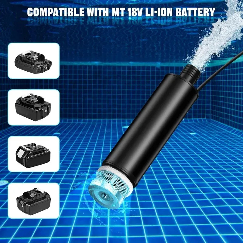 Cordless Submersible Pump for Ryobi/Makita 18V 20V Battery Submersible Water Pump Babs