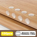 Silicone Door Stopper Bumper Pads – Adhesive Anti-Collision Door Bumper Pads Babs 100pcs-10x1.5mm